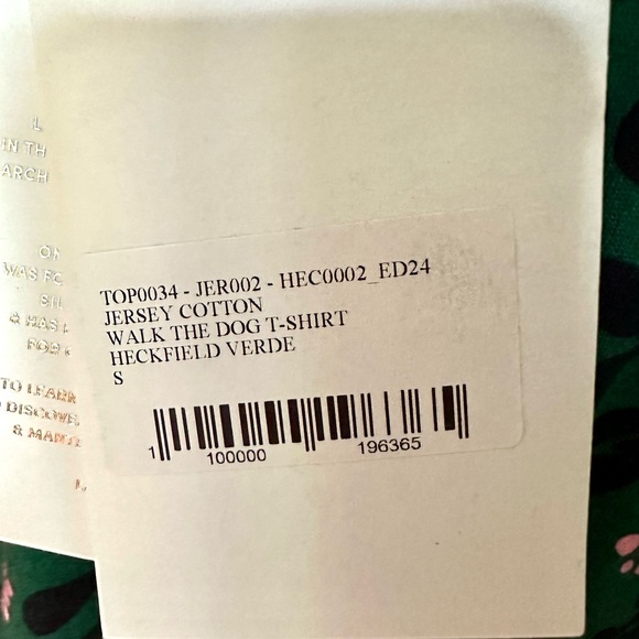 NWT LA Double J Editions Size S ‘Walk the Dog’ Top - Picture 8 of 8